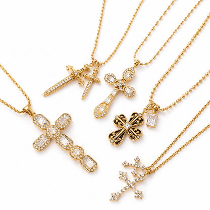 VHAEL Cross Necklace