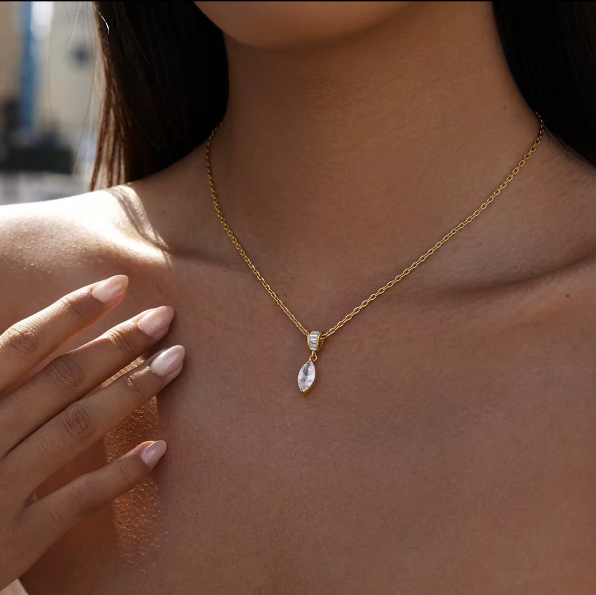 Elara Crystal Necklace